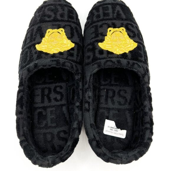 Versace Monogram Medusa Motif Slippers Unisex Men's 6 / Women's 7.5 - Picture 4 of 13